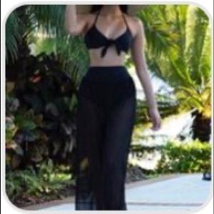 Black ready to wear Aerin cover up pants!